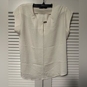 The Limited Ivory Shell Top